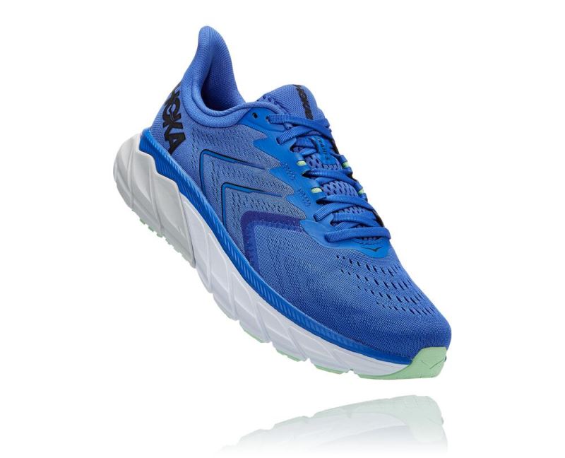 Hoka Arahi 5 Supportive - Sapatos Ortopédicos Homem Azuis / Pretas | PT-hhwiTlV